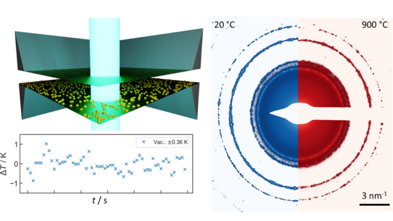 Sub-Kelvin precision in situ thermometry achieved in gas cells